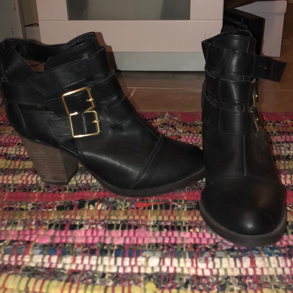 Black booties